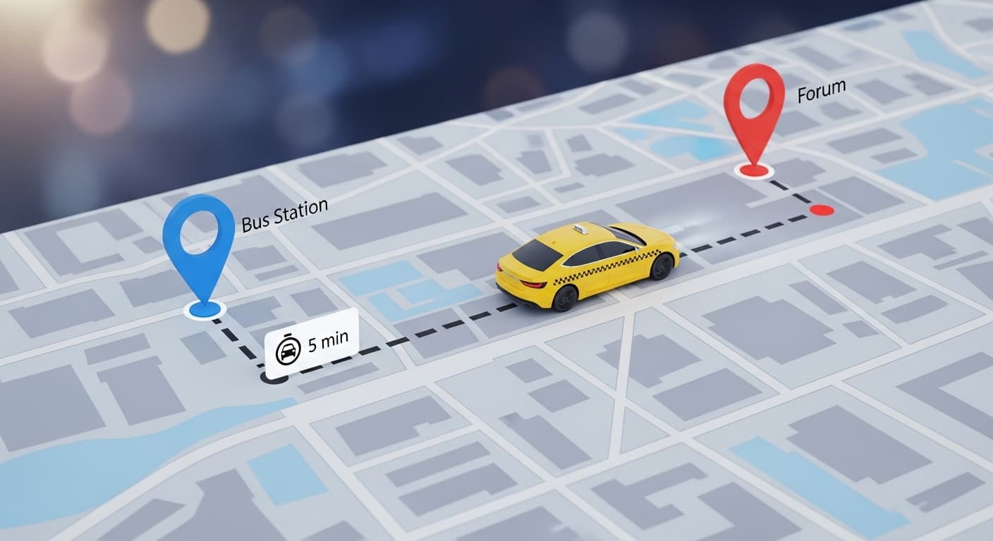 Denizli Taksi Harita